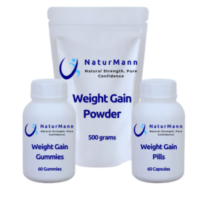 Ultimate Weight Gain Bundle (Gummies + Powder + Pills)